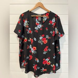 Floral Blouse. 1047.